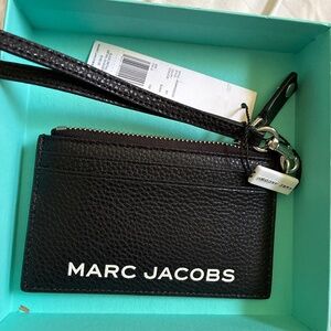 Black Leather Marc Jacob’s Wristlet Wallet